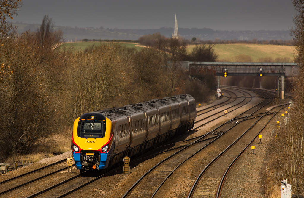 Class 222 no 222005 at Tupton Bridge on 26-02-2014 | Flickr