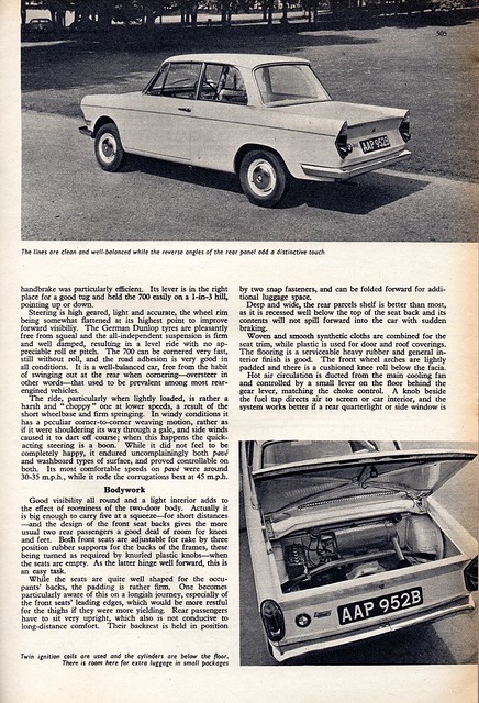 BMW 700 LS Road Test 1964 (4)
