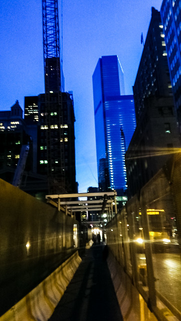 Lower Manhattan at night