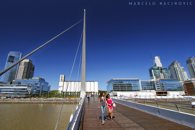 Puente de la Mujer em Buenos Aires