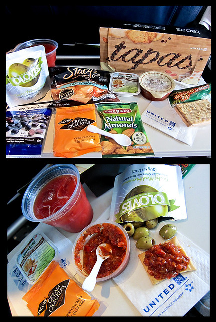 photo - United Airlines Pay-For Meal *Tapas* (SFO - MCO)