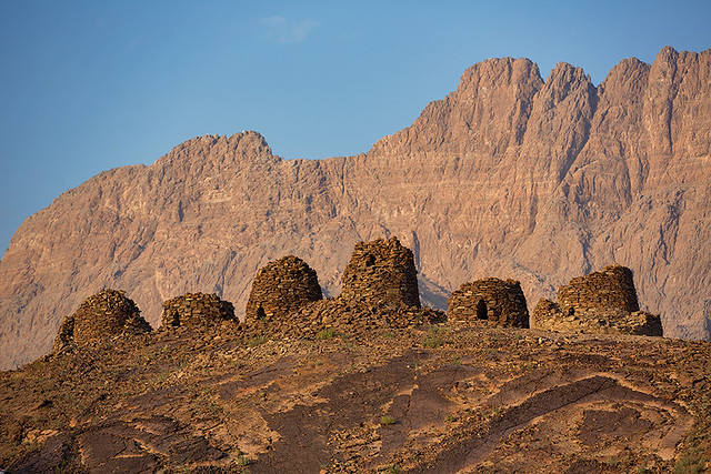 The landscape in Oman.