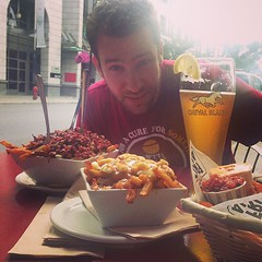 Blye and the poutine. #montreal