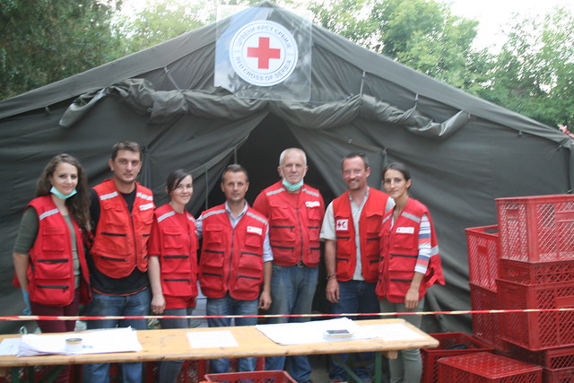 Red Cross Presevo reception center