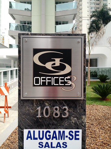 Placa de aço - Batismo de Empreendimento | by arcasign