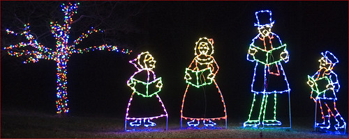 Christmas Carolers -- Meadowlark Gardens Walk of Light Vie… | Flickr
