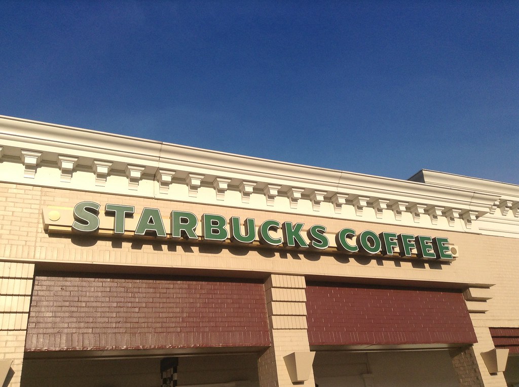 Starbucks Coffee Starbucks Coffee Strip Mall Location West Flickr