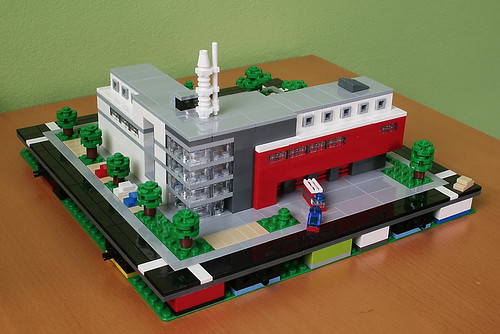 LEGO micropolis: fire station 1