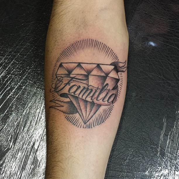 Valeu Rafa!!!#diamond #tattoo