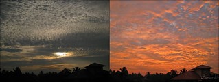 Clouds- Before and After Sunset