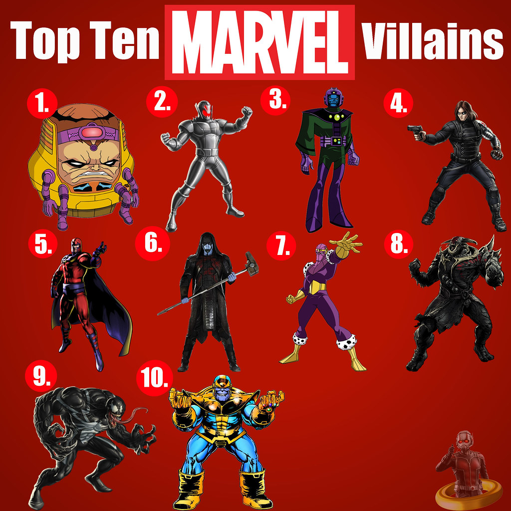 pegefinger jeg lytter til musik handikap Top Ten Marvel Villains | Here are my ten favorite villains … | Flickr