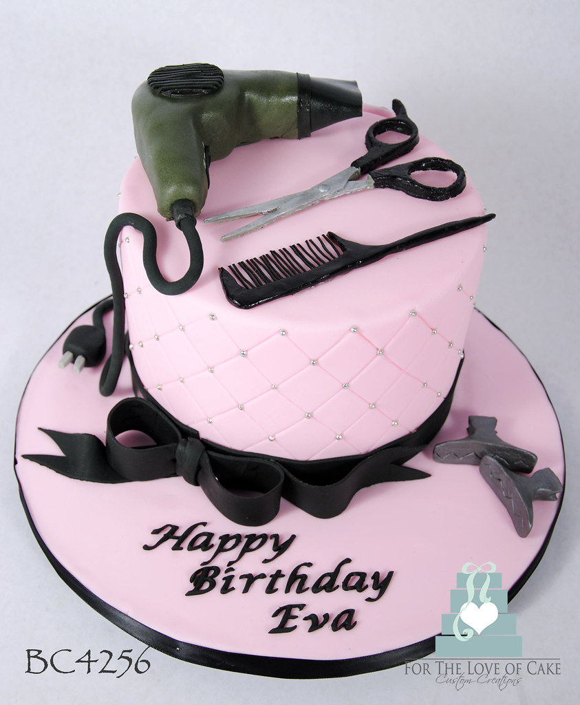Bc4256 Hair Dresser Birthday Cake Toronto Oakville Flickr
