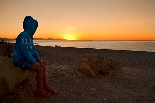 Not any dawn by Nukamari, sea orange sun sol beach sunrise dawn mar nikon playa amanecer naranja manilva d5000 tubalitas