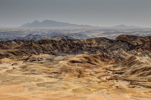 desert viewpoint namibia moonlandscape