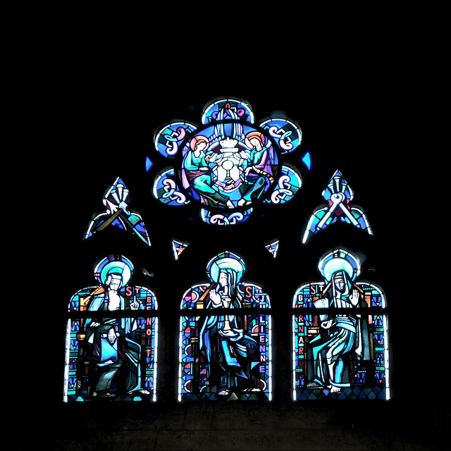 Basilique N.D. d'Avioth, vitraux