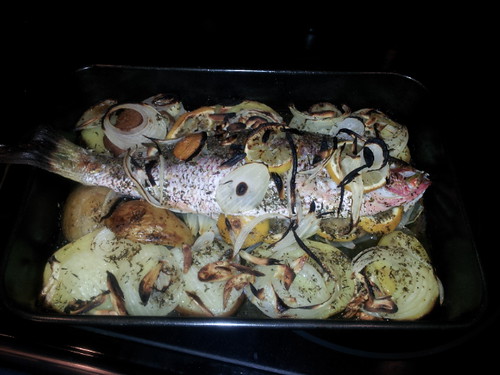 Key West Yellowtail Snapper Baked then Broiled