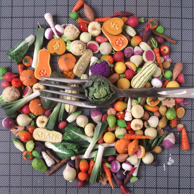 40 days of miniature veggies and fruit. | 40 days of miniatu… | Flickr