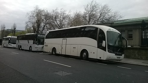 08 Volvo & 97 Scania in Dublin 9-4-14 on tour with French  students  for 5 days | by ashleycarolan