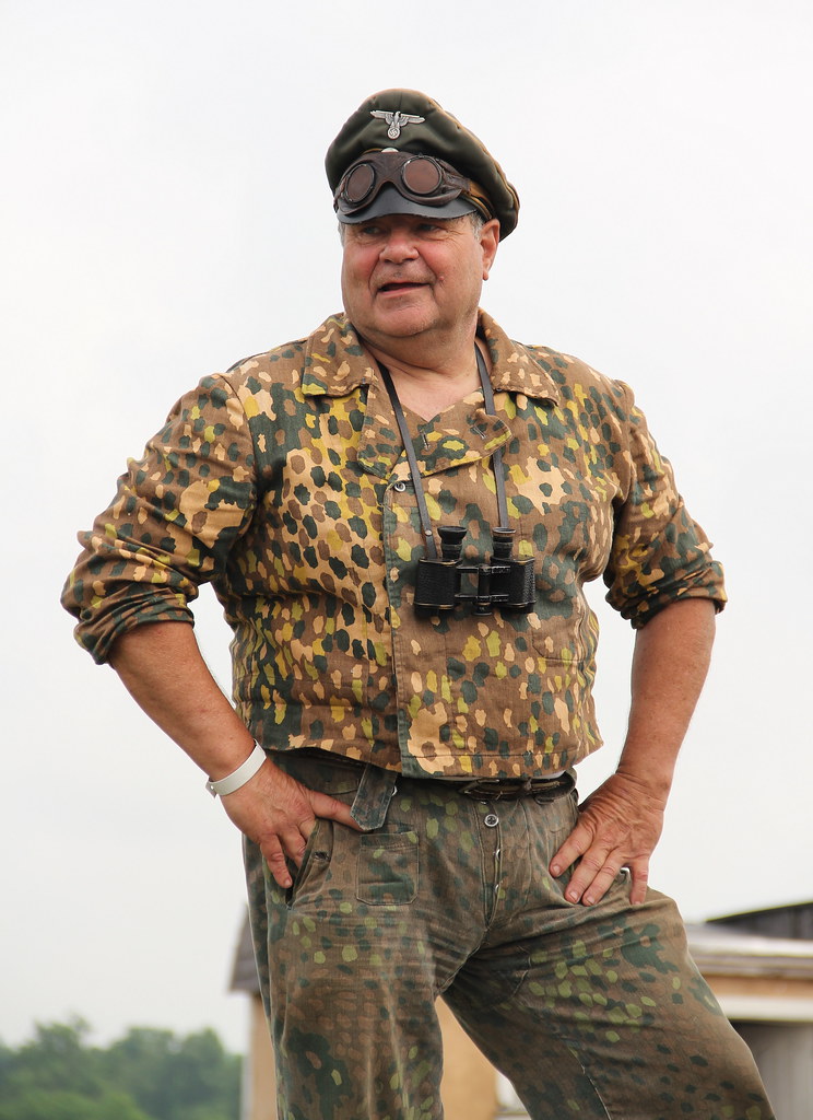 German Tank Commander | A reenactor portrays a member of Naz… | Flickr