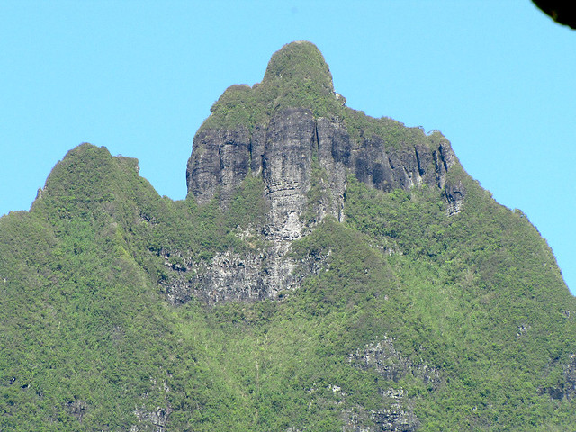 Mt Mauapu Taken from Belvedere Lookout in Moorea, French Polynesia