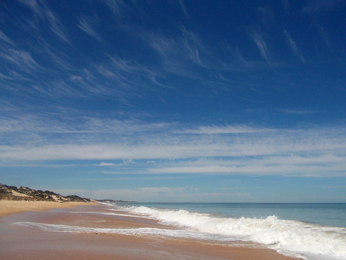 ocean blue summer beach clouds myalupbeach