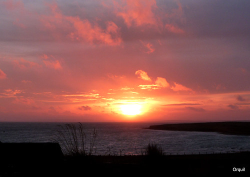 uk winter sky sunrise dawn islands bay scotland orkney january colourful cloudscape houton scapaflow flotta quoyofhouton