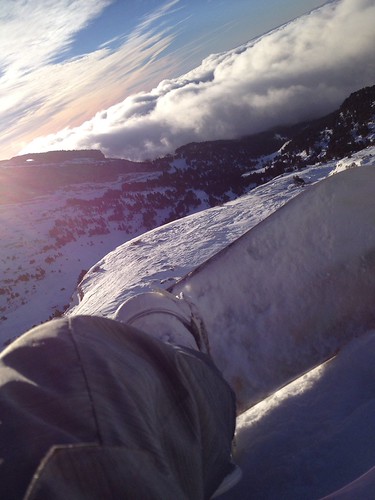 Ride by JphiGodin, Ridesunset snow montagne vercors moutain côte2000 uploaded:by=flickrmobile flickriosapp:filter=nofil