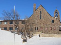 Back of First English Lutheran Church