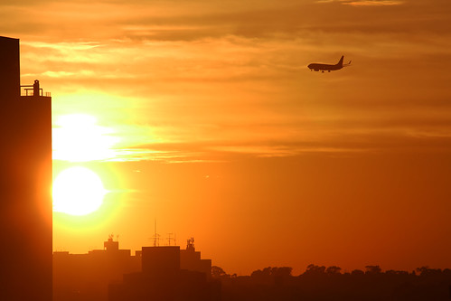 brazil sky sun sunrise canon airplane eos saopaulo 6d 70300