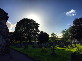 Churchyard Sundown