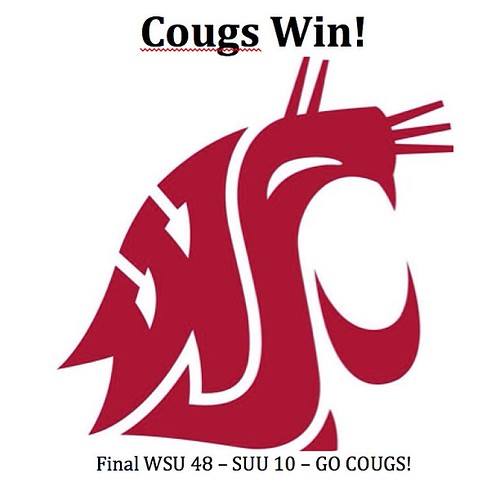 Cougs Win! Final #WSU 48 - #SUU 10 Go Cougs! #gocougs