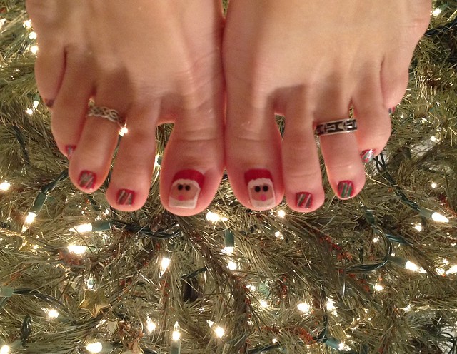 Christmas Toes - December 2013