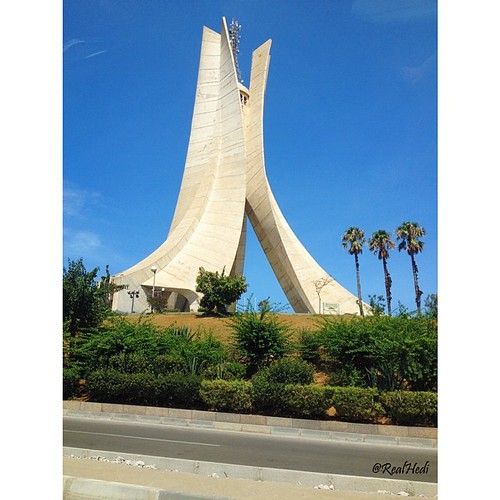 Alger - Algeria Sanctuary of Martyr #martyr #memorial #alg… | Flickr