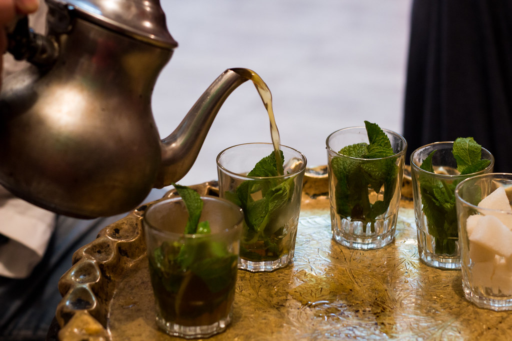 being served Moroccan mint tea | Liz Mochrie | Flickr