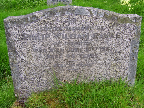Philip William Rawle, gravestone at Brendon Church. | by A person with some photos