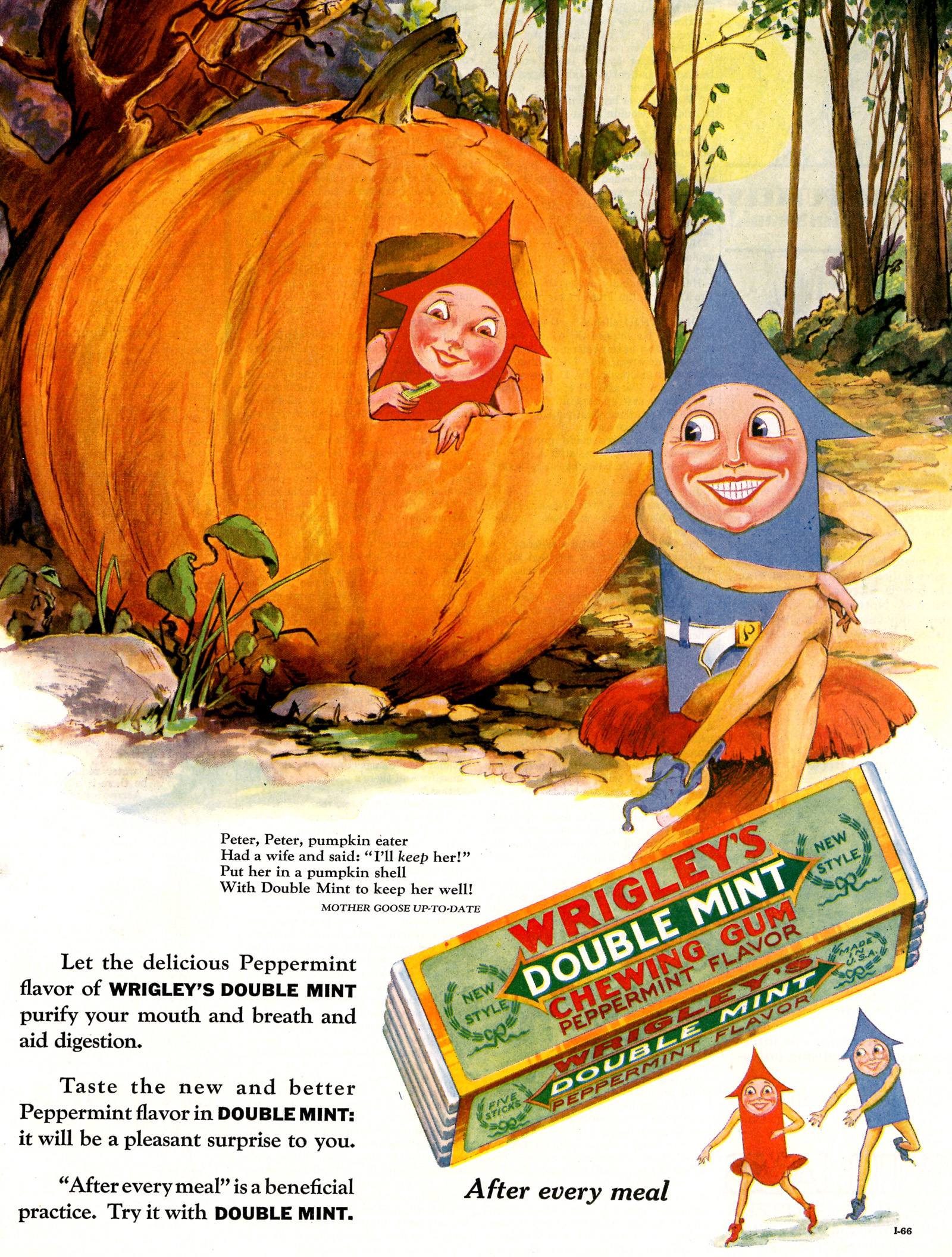 Wrigley's Double Mint - published in The Country Gentleman - October 1928