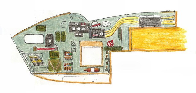 Mosquito Cockpit Stbd, colored - in.