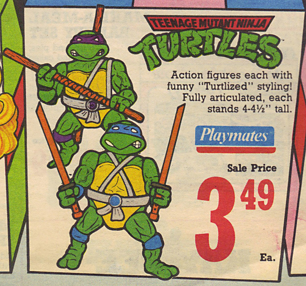 KAY•BEE TOY STORES :: Christmas in October pg.1 // ..TMNT toys isolated  (( OCTOBER,8 1989 )) by tOkKa