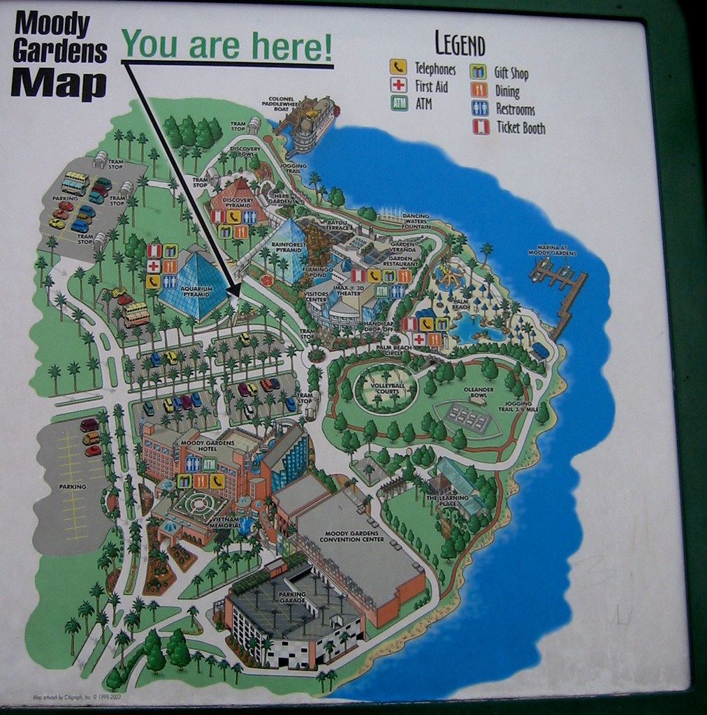 Moody Gardens Map Moody Gardens Is One Of The Attractions Flickr
