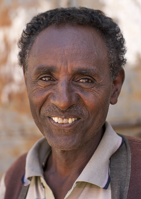 Old Man Smiling, Mendefera, Eritrea