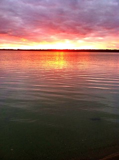 Fall Lake Sunset