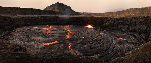 africa travel panorama orange hot nature rock danger zeiss 35mm landscape fire death volcano lava dangerous energy glow force sony birth hell explosion adventure creation crater caldera heat glowing fe ethiopia alpha volcanic geothermal epic a7 harsh magma active molten tectonic otherworldly lavalake jawdropping geologic greatriftvalley afarregion danakildepression sonnartfe35mmf28za