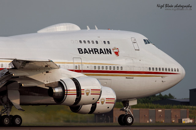 A9C-HAK Bahrain Royal Flight Boeing 747SP