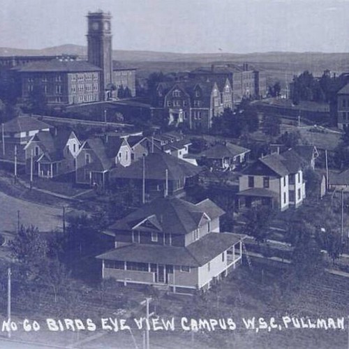 Birds eye view of campus (ca. 1915). Courtesy of The MASC. #ThrowBackThursday #tbt