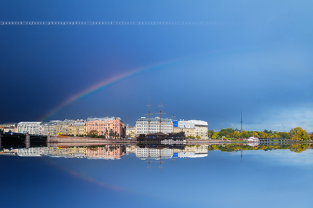 [ Explore ] Rainbow touch in a stormy day  ( St-Petersbourg - Russia )