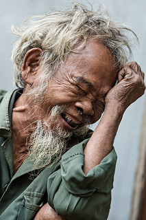 Old man Co Tu (Vietnam)