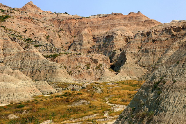 Geological Formations - Badlands National Park, Western South Dakota