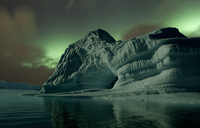 Northern lights, Greenland.