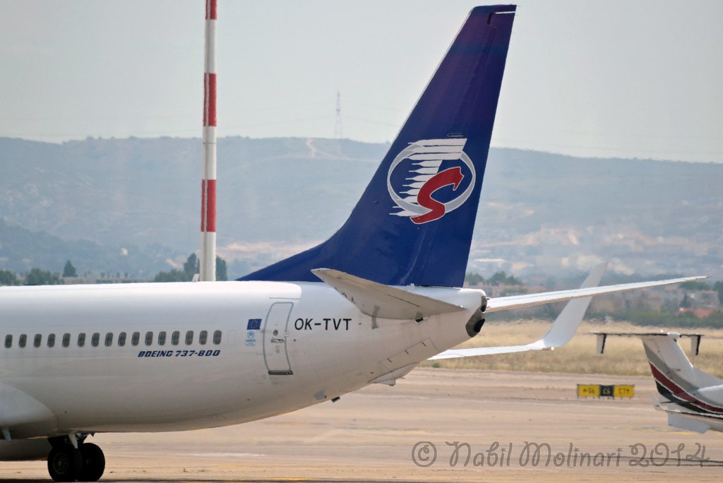 Travel Service Airlines OK-TVT Boeing 737-86N WL msn/39394-3899 @ Marseille Provence Airport 13-06-2014