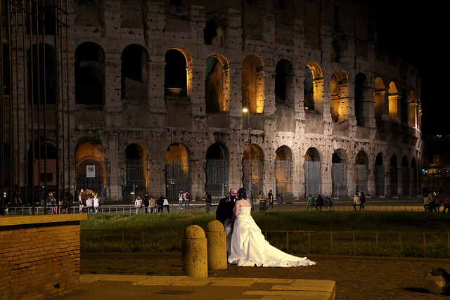 Wedding Couple at Colosseum